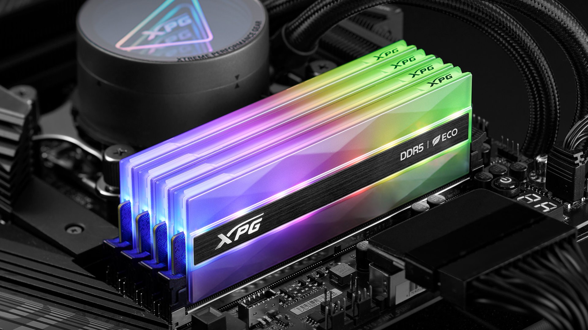 全新 XPG Lancer Neon RGB DDR5 内存为游戏领域树立了美学和性能标准